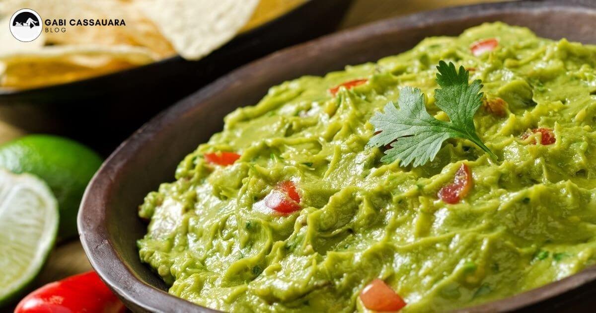 receita de guacamole