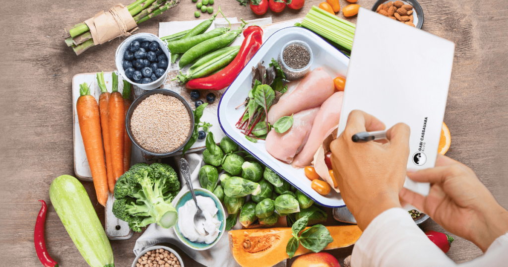 como organizar a sua dieta